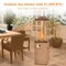 Propane Patio Heater with 41,000 BTU, Wheels and Waterproof Cover
